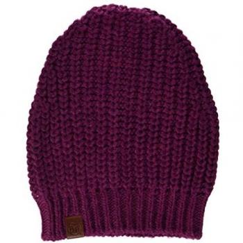 Buff Knitted Hat gribling Gorro, Red Plum, One Size