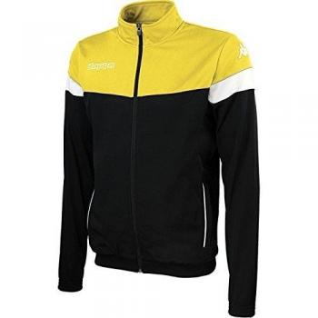 Kappa VACONE JKT Chaqueta, Niños, Negro/Amarillo/Blanco, 14Y