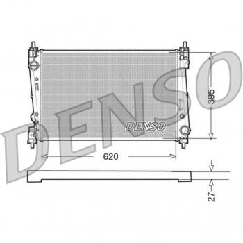 Radiador DENSO DRM09112 - Refrigeración del motor, tipo de producto: radiador, marca: DENSO, modelo: DRM09112