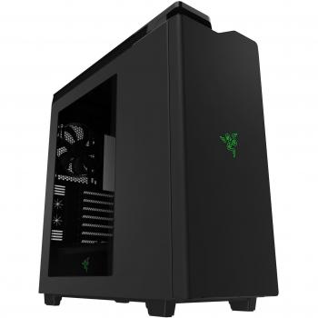 NZXT CA-H442W-TH H440 Razer Edition - Caja de ordenador formato ATX con ventana e iluminación especial razer, Negro