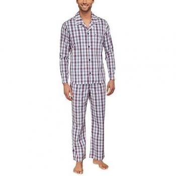 Seidensticker Seidensticker Pyjama lang - Pijama de dos piezas para hombre, color rot 500, talla XL
