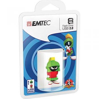 Emtec Looney Tunes L107 Marvin the Martian - Memoria USB Pendrive 8 GB Marvin el marciano