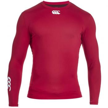 Canterbury Baselayer - Camiseta para hombre, tamaño S, color rojo
