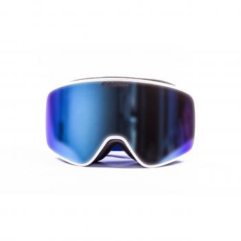 Ocean Sunglasses Aspen - Gafas de esquí - Montura : Blanco - Lentes : Azul Espejo