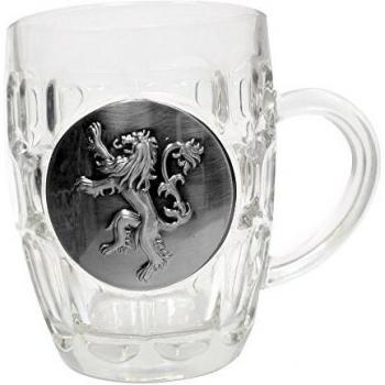 SD Toys SDTHBO89167 - Jarra de cristal, escudo metálico Lannister Jarra Cristal, Centimeters