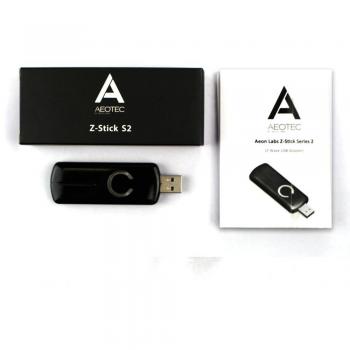 Aeotec - Z-Stick S2 - Adaptador USB para conexión de PC a red Z-Wave