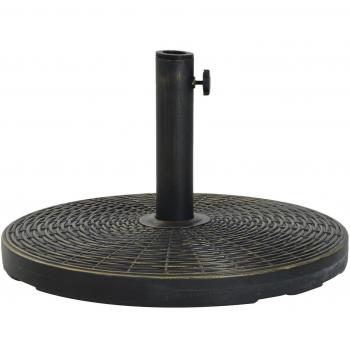 Base de sombrilla Outsunny universal ajustable Ø53x35,5 cm