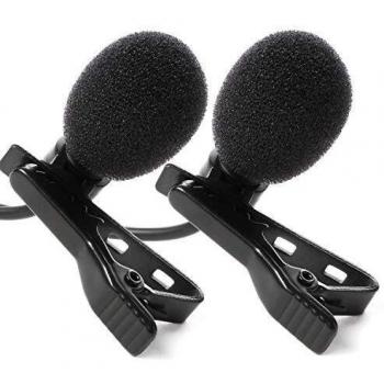 IK Multimedia iRig Mic Lav Compact Lavalier Microphone for Smartphones, 2-Pack
