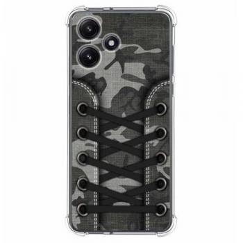 Funda de Silicona Antigolpes para Xiaomi Redmi 12 5G con Diseño de Zapatillas y Dibujos