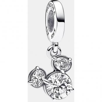 Charm Colgante Silueta Cabeza Brillante de Mickey Mouse