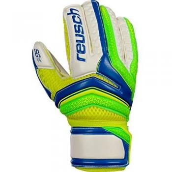 Reusch Sera Thor SG Finger Support Junior, infantil, color blau - gelb - grün - weiß, tamaño 8