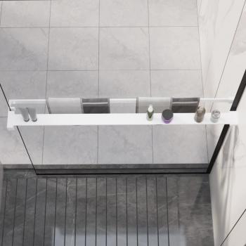 Estante de ducha para pared Walk-In 100 cm aluminio blanco