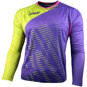 Rinat Etnik Jersey de Portero, Unisex niños, Morado/Amarillo Neon, YL