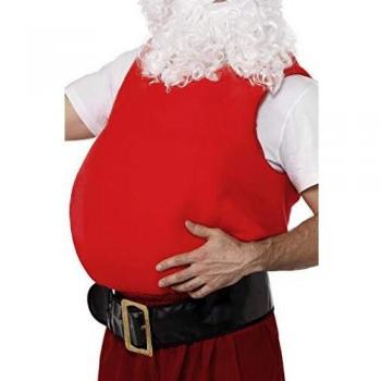 Smiffy'S 21468 Barriga Postiza De Papá Noel, Rojo, Tamaño Único