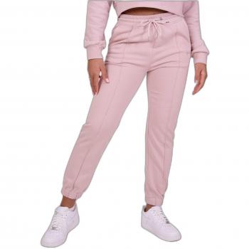 Project X Paris Women's Basic Elastic Jogging Suit in Violet and Powder Pink