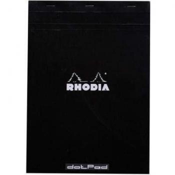 Rhodia Black Dot Pad A4, 80 hojas, 80 g/m2, con puntos negros de 5 mm y perforado