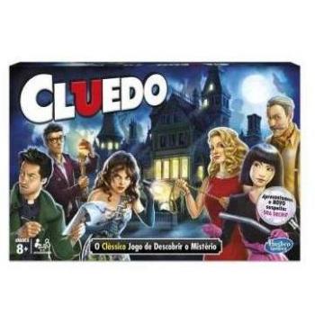 Cluedo: Juego de Mesa Clásico, Versión en Portugués, Hasbro Gaming, para 8 Años en Adelante