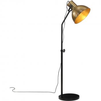 Lámpara de escritorio vintage de latón 25 W E27 ajustable 30x30x90-150 cm color latón, azul y blanco