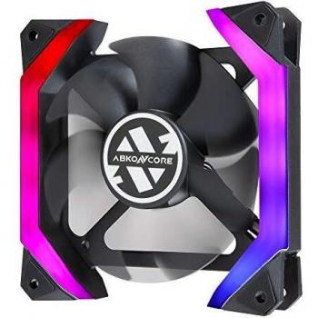 Abkoncore Spider Spectrum Fan - Ventilador de Carcasa para Ventilador, Color Negro