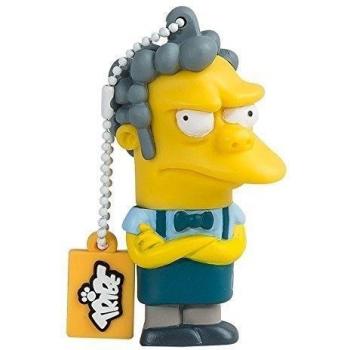 Tribe Los Simpsons Moe - Memoria USB 2.0 de 8 GB Pendrive Flash Drive de goma con llavero