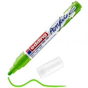 Marcador Acrílico Edding 5100 Medio Verde Amarillo 3mm