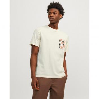Camiseta Jack & Jones Manga Corta Aruba con Bolsillo