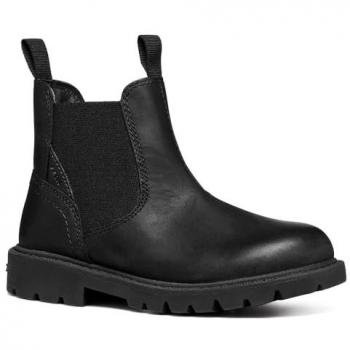 Botas Geox Shaylax para niño, tipo Chelsea, color negro, talla 33 EU