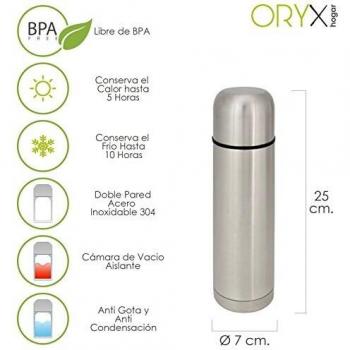 Oryx 5075005 Termo Liquidos Acero Inoxidable Antigoteo 500 Ml.