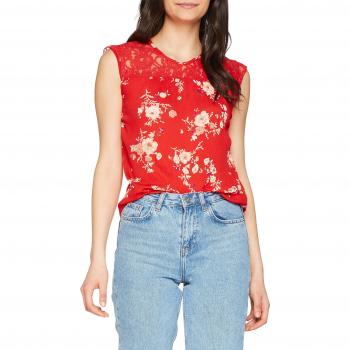 ONLY NOS NOS Onlkarmen S/l Top AOP Wvn Noos, Camiseta sin Mangas para Mujer, Multicolor