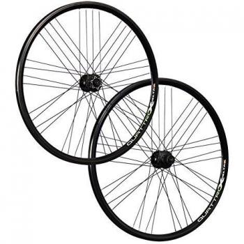Juego de ruedas para bicicleta de 28 pulgadas Airtec1 Shimano Deore M525 Disc en color negro.