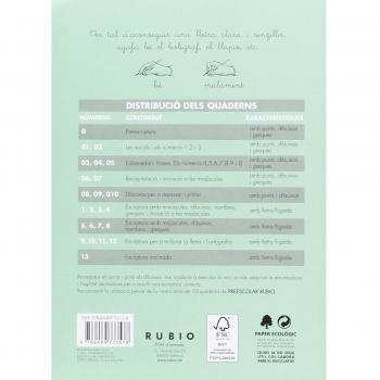 Rubio E-7 CAT - Cuaderno escritura