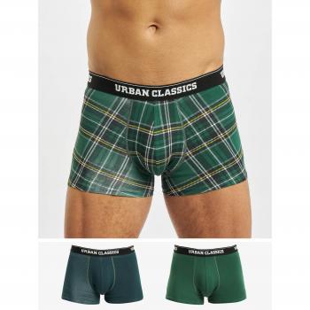 Urban Classics Plaid Boxer Shorts 3-Pack in Large Sizes