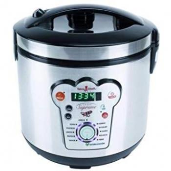 BE PRO Robot de Cocina Tekno Cheff Supreme. 14 menus 6 litros Cubeta Natural Stone, Programación 24 Horas