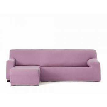 Funda para chaise longue de brazo corto izquierdo Eysa BRONX Rosa 110 x 110 x 310 cm
