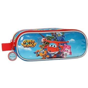Super Wings 2844251 Neceser de Viaje, 23 cm, Azul