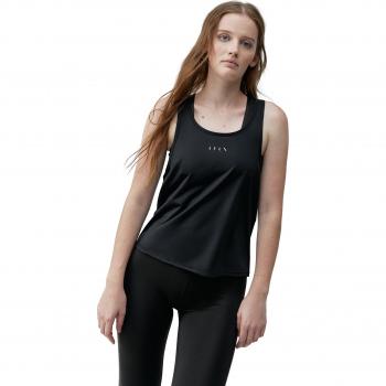 Camiseta sin mangas Born Living Yoga negra mate para mujer - M