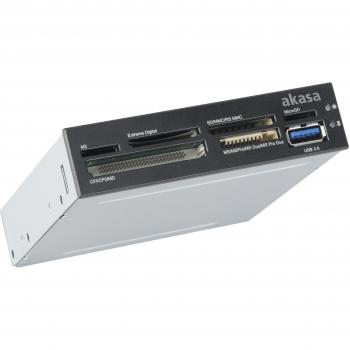 Akasa AK-ICR-13 - Lector interno de tarjetas de memoria, negro