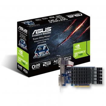 ASUS GeForce GT730 2GB DDR3 Fanless Graphics Card, GT730-SL-2GD3-BRK