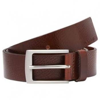 Jack & Jones Stockholm Brown Leather Belt for Men