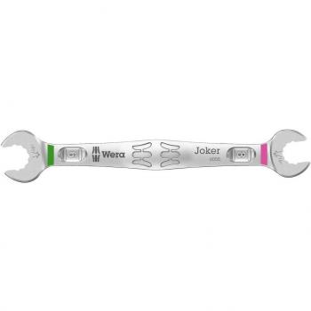 Llave fija de doble boca Joker 6005 Wera 8x9mm L.123mm