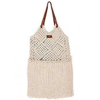 Bolso Pepe Jeans Macramé Virginia para Mujer 0 Beige