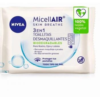 Toallitas Desmaquillantes Nivea Micellair 4 en 1 Todo Tipo de Piel 25 Unidades