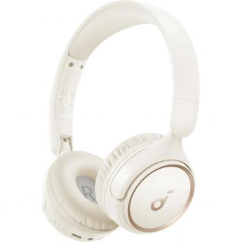 Auriculares Bluetooth Soundcore H30i Blancos - 70h de autonomía, con micrófono para llamadas y música, carga USB Tipo-C