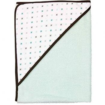 Luma baby care l01010toalla con capucha 85x 75cm verdegris