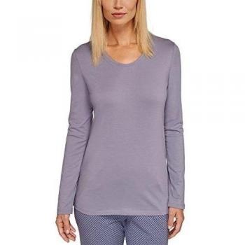 Schiesser Mix & Relax Shirt 1/1 Arm-Top de pijama Mujer    Grau