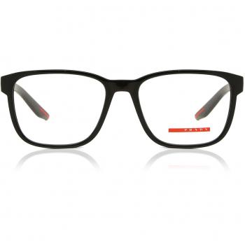 Prada Linea Rossa Gafas Graduadas PS 06PV 1AB1O1, Armazones para Hombre, Negros, Lentes Recetadas Para Hombre, 57 mm