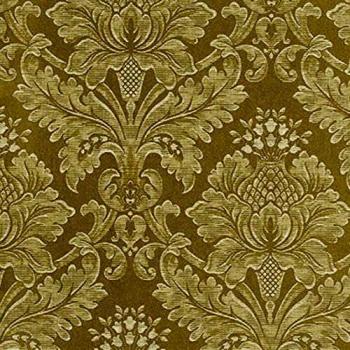 Equipo DRT Alatriste 17973 - Papel pintado, diseño damasco, color oro
