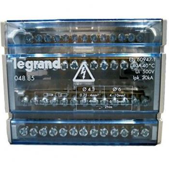 Morsettiera Tetrapolar 40A 4 Poli 6 Módulos Bticino Legrand