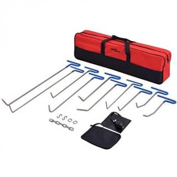 vidaXL Set reparación de abolladuras sin pintura acero inox 16 piezas