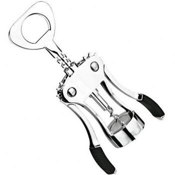 Cavatappi a leva Grand Chef de acero inoxidable 20 cm - Abrebotellas y sacacorchos multifuncional Tescoma